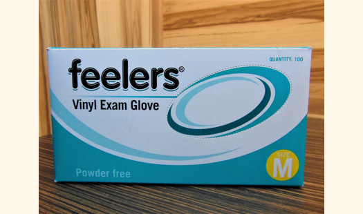Powder-Free Disposable Vinyl Gloves (100) - Clear